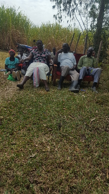 Farmers at training 